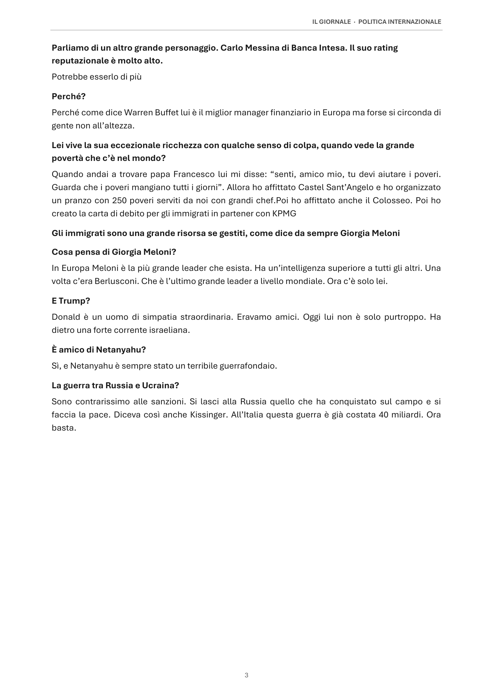 Pagina 3 dell’articolo de Il Giornale del 5 agosto 2026 su Nunzio Alfredo D’Angieri